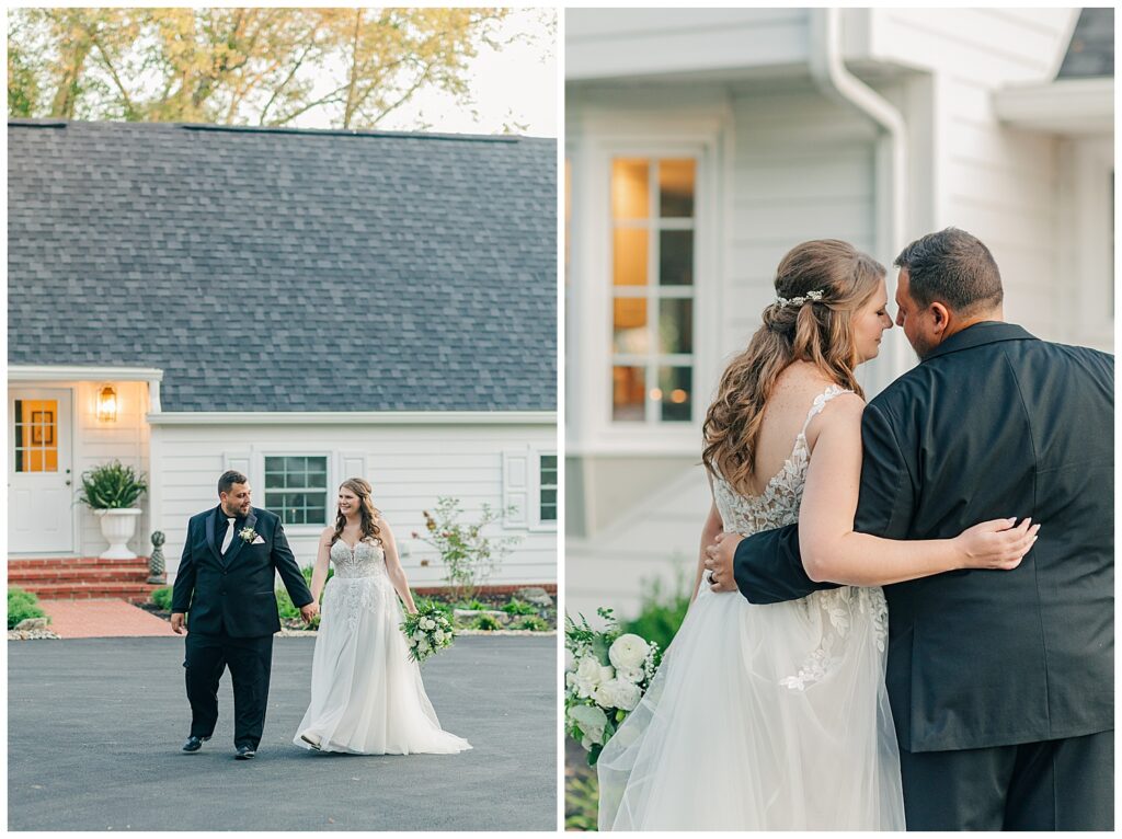 Detail shot of signature drinks served during Ellis House wedding reception, by Zoe Evans Photography.