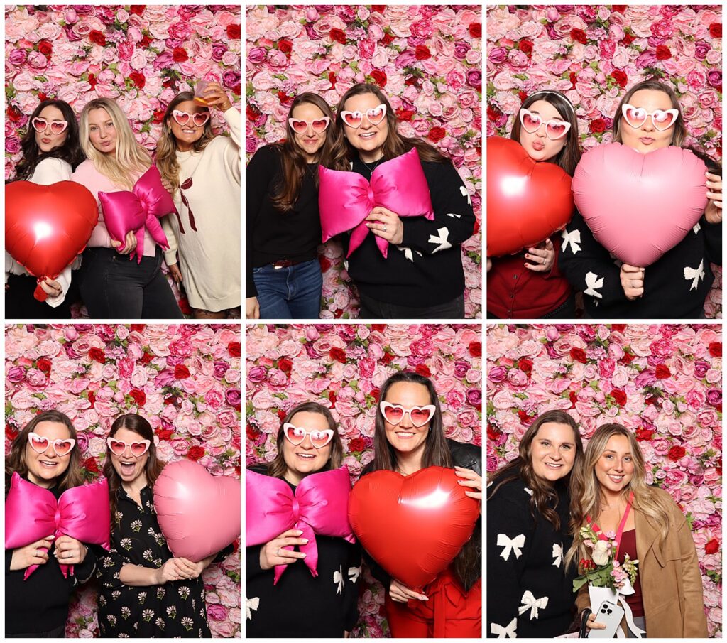 Female branding photographer presenting educational slides about brand photos for small business owners during live workshop.