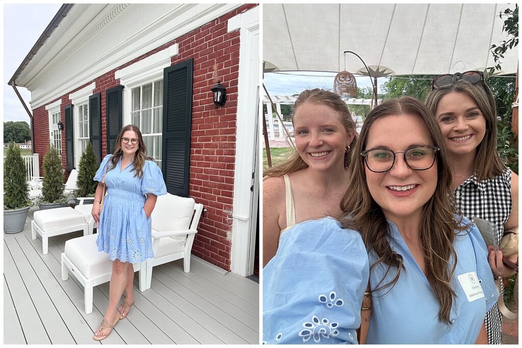 Female wedding professionals connecting at an East Coast wedding industry event and building relationships within the vendor community
